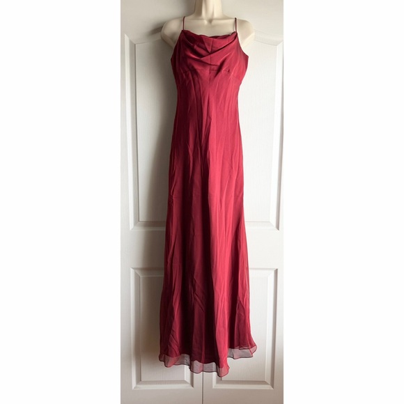 Night Way Collections Draped Slip Dress - Picture 2 of 7